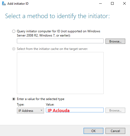 Add initiator ID - Select a method to identify the initiator