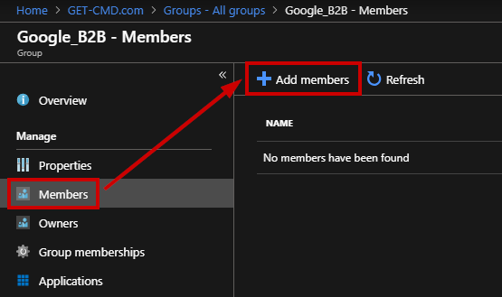 Click "Add members