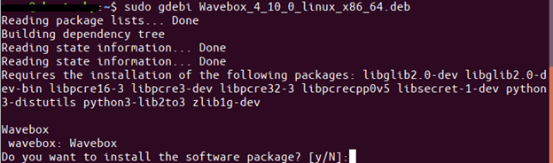 Install the .deb package. 