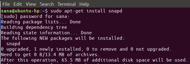 install the Snap daemon on your Ubuntu